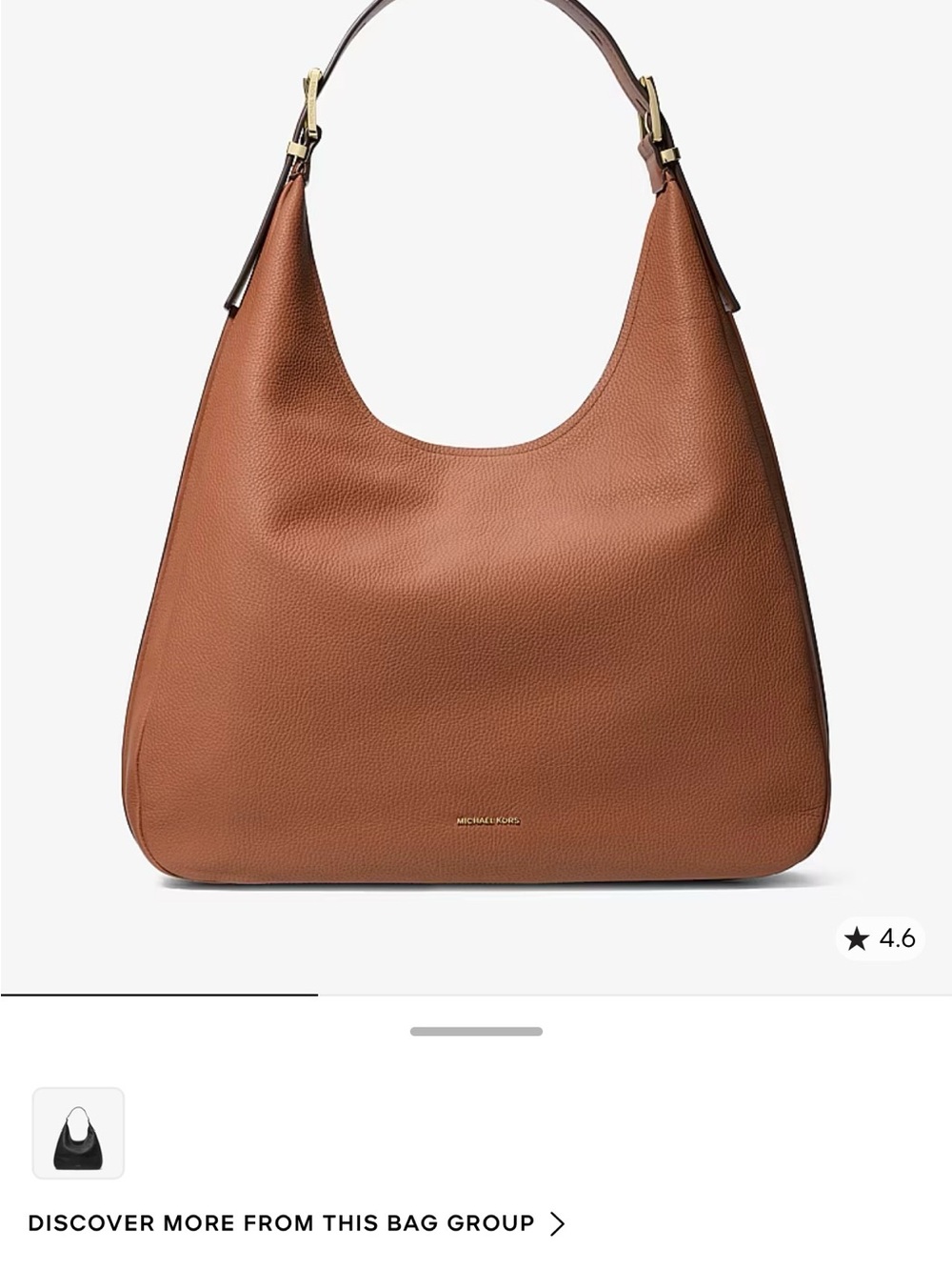 Nolita Large Pebbled Leather Hobo Shoulder Bag